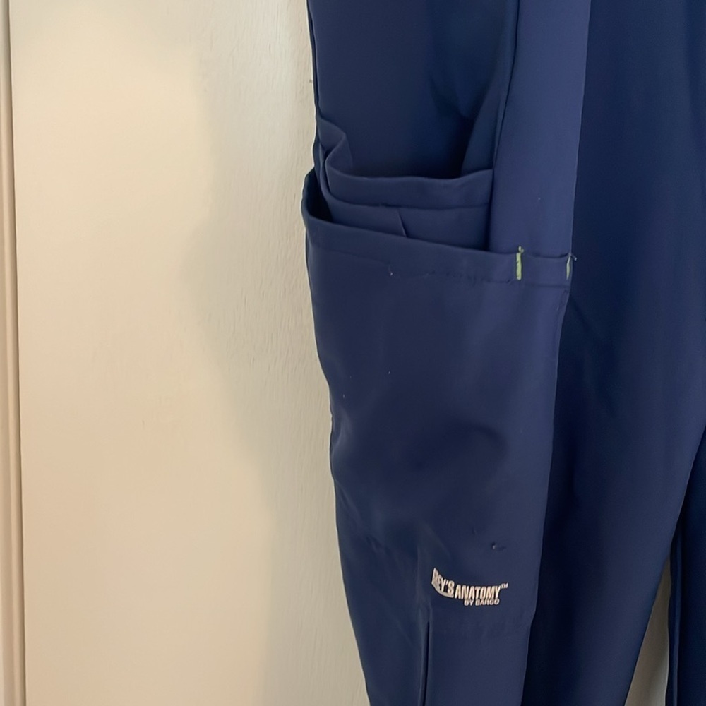 Greys Anatomy Navy Blue Scrub Pants - Picture 2 of 5